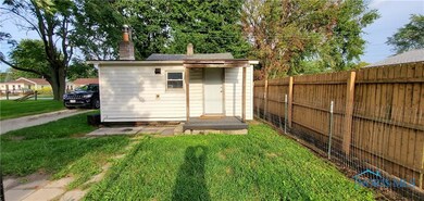 View of the back of the home.