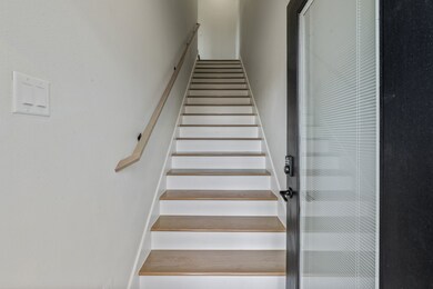 Unit B located upstairs.