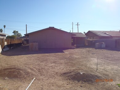 Large backyard