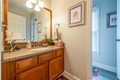 Updated half bathroom