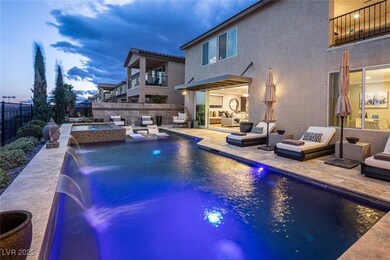 View of swimming pool featuring outdoor lounge are