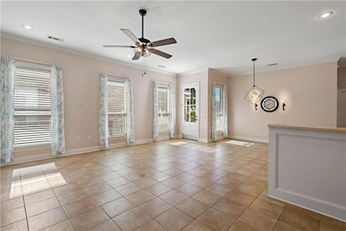 Stage Picture of Living & Dining Area