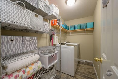 Spacious laundry room