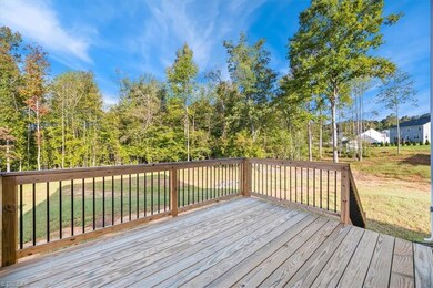Back yard view from deck