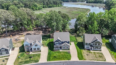 Home has amazing views, with deep water at the shore.