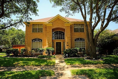 Front view of the home