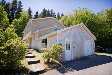 right side with garage door