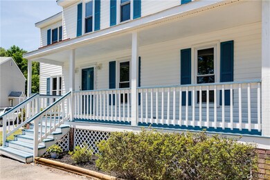 The full front porch is perfect for enjoying those