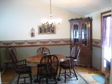 Separate Dining area with the walk out to the cust