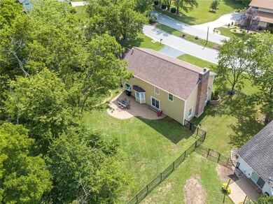 premium lot with iron fence