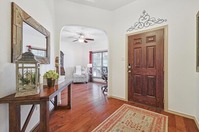 Large entry with access to sitting room/study