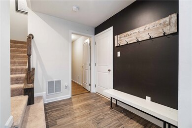 Door to gameroom/mechanicals room and garage (on r