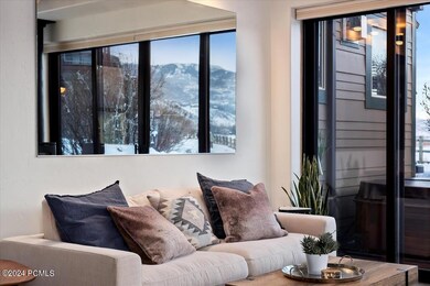 Mountain views from living room