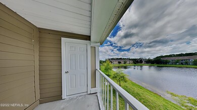 Balcony overlooks water