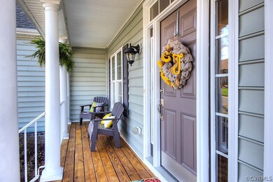 Cute country front porch