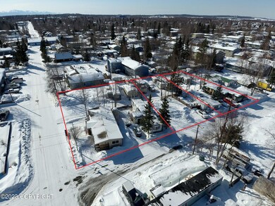 Aerial View With Lots Outlined