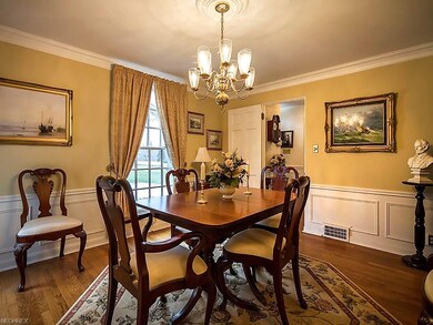Formal Dining Room showing Panel Wainscoting
