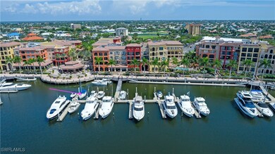 Aerial view of a nearby body of water