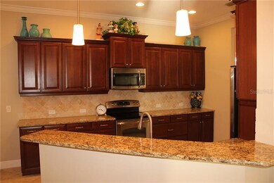 Enjoy casual meals at the large breakfast bar with