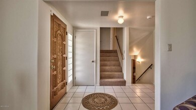Looking to the upper level from entry
