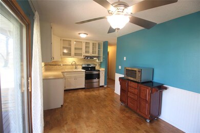 Eat-in kitchen.