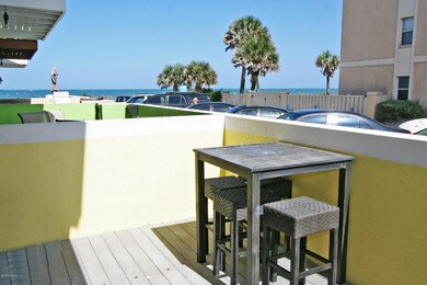 Front courtyard patio
