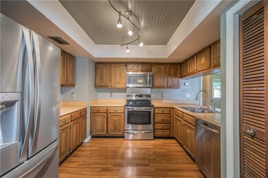 Stainless steel appliances; large pantry; plenty o