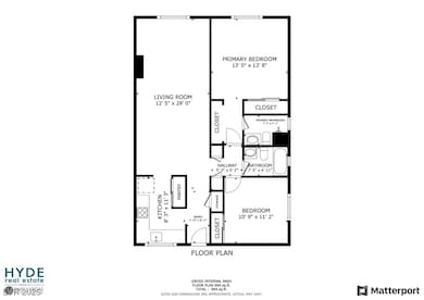 Unit floor plan (1569)