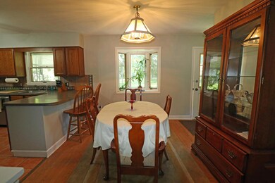 Dining Room with bay window
