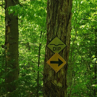 VAST Trail sign