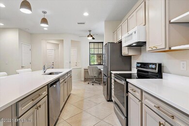 Kitchen- featuring new refrigerator!