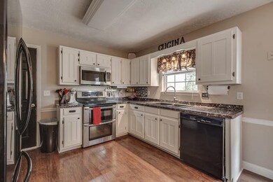 The 12x16 kitchen has been completely renovated an