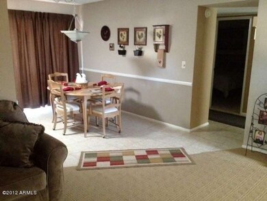 VIEW OF DINING FROM LIVING