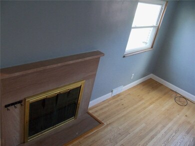 Entertainment sized Living room with wood burning