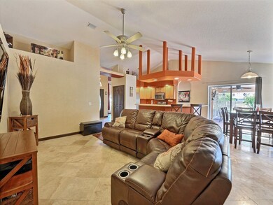 Family room with open concept