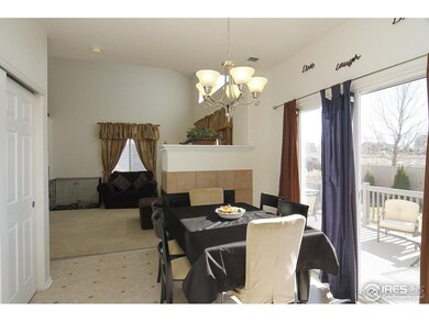 Dining area with fireplace