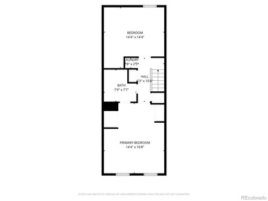 Upstairs includes a Primary Bedroom with 2 Closets, 2nd Bedroom, Full Bathroom, Stack Washer Dryer