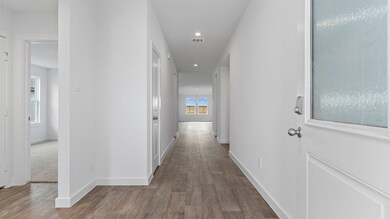 front door and foyer