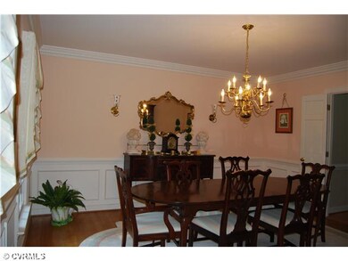 Dining Room - Formal dining room with crown mouldi