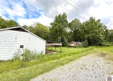 Took pic from right side view of the house standing on gravel driveway