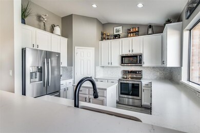SO much counter space!  Cabinets had a special fan