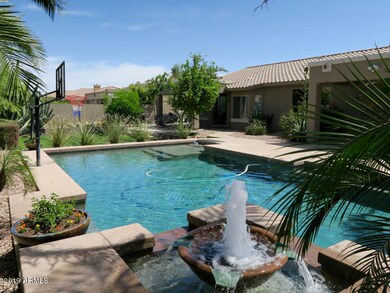 Backyard from pool