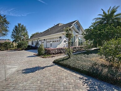 Oversized, side-load garage and golf cart garage. 