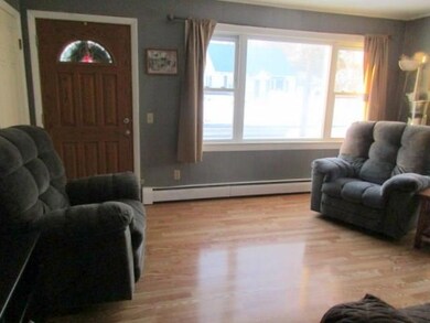 Front door into the living room