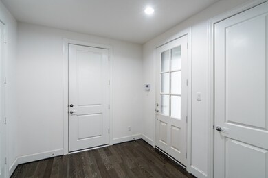 Enter through a spacious foyer offering exceptional storage in these two oversized closets. The builder also thoughtfully stacked three extra large closets, one on each level, to accommodate a future elevator if desired.
