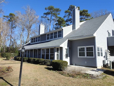 View of front of home with central air condition u