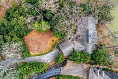 Aerial view of home