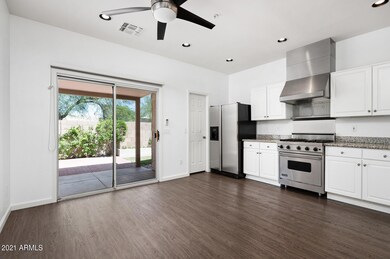 pantry and open to backyard