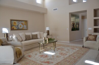 great room with clerestory windows