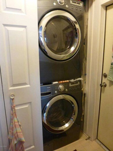 Stacked washer dryer